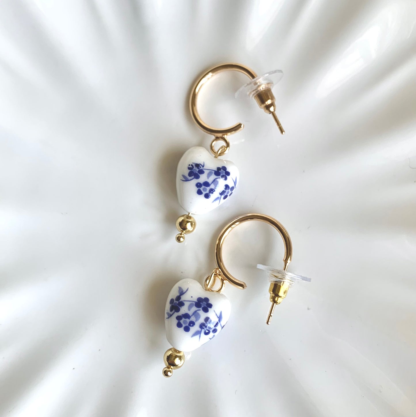 Argollas Delft Hearts