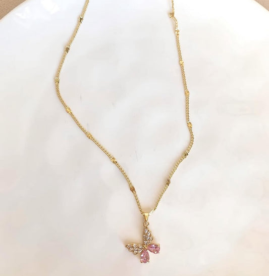 Cadena Flutter Pink