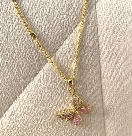 Cadena Flutter Pink